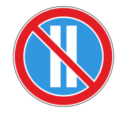 Дорожный знак 3.30 Стоянка запрещена по четным числам месяца