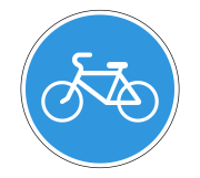 Дорожный знак 4.4.1 Велосипедная дорожка или полоса