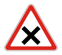 Дорожный знак 1.6 Пересечение равнозначных дорог