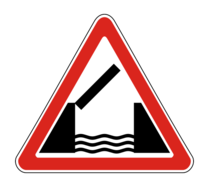 Дорожный знак 1.9 Разводной мост