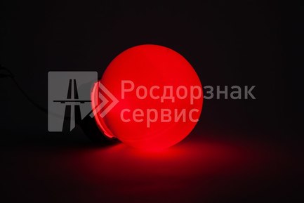 Фонарь сигнальный светодиодный ФС-12, НСП, круглый, красный