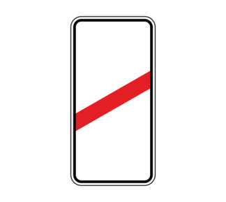 Дорожный знак 1.4.3 Приближение к железнодорожному переезду (правый, 1 полоса)