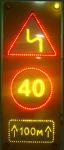 Комбинированные дорожные знаки со светодиодами
