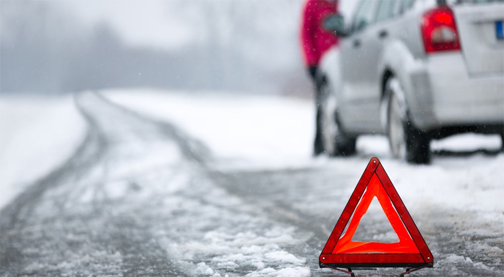 Меры предосторожности на дороге зимой